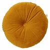 Olly &ndash; Round Velvet Cushion &Oslash;40 cm &ndash; Chai Tea 
