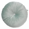 Olly &ndash; &Oslash;40 cm &ndash; Round velvet cushion &ndash; Jadeite 