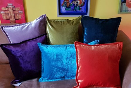 Velvet - lime 40x60