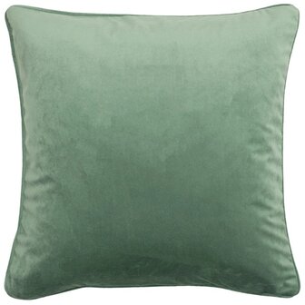 Avenue Velvet Jacquard Kussen Mint achterkant