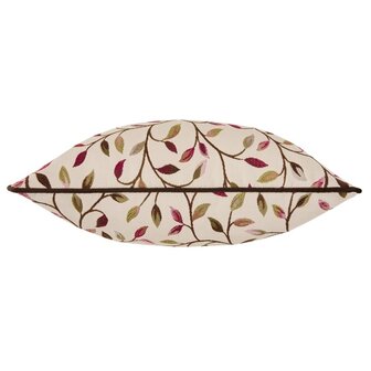 Cervino Geweven Jacquard Kussen Damson zijkant