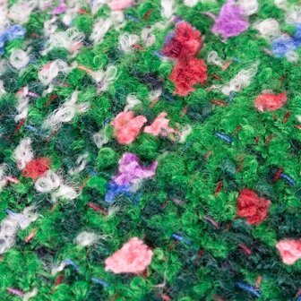 Connie Check Kussen GroenLila detail