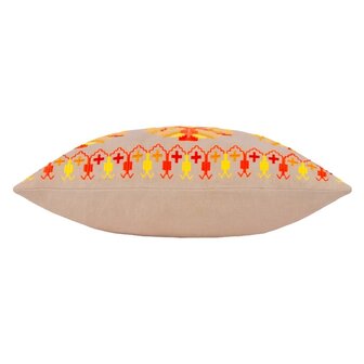 Kalina Kussen Oranje zijkant