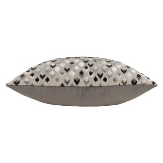 Lexington Cushion Grijs Zwart zijkant