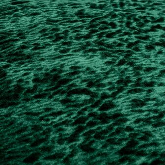 Ripple pluche fluwelen kussen Emerald detail