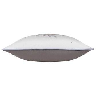 Midwinter Toile kerstkussen Snow zijkant