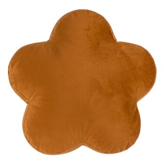 Flower Velvet omkeerbaar kussen Ginger voorkant
