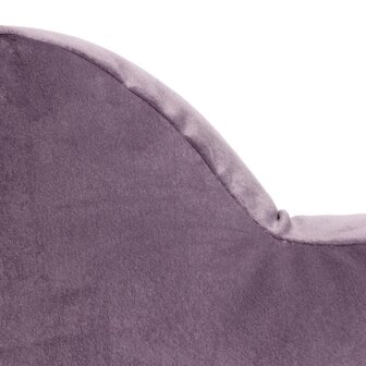 Flower Velvet Omkeerbaar Kussen Lila detail