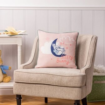 Sleepy Head Peter Rabbit&trade; Kussen roze