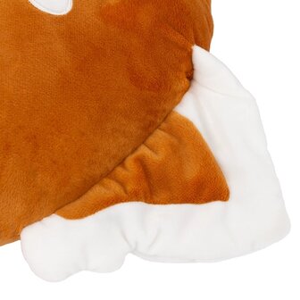 Red Panda Novelty Kussen voor kinderen, oranje detail