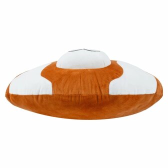 Red Panda Novelty Kussen voor kinderen, oranje zijkant