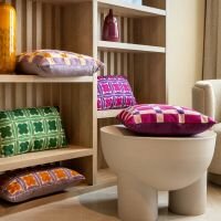 Blocks &ndash; 45x45 cm &ndash; Geometrisch &amp; warm in Rhapsody 