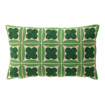 Clover &ndash; Sierkussen 30x50 cm &ndash; Geometrisch &amp; Klavertjevier 