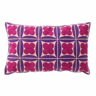 Clover &ndash; Sierkussen 30x50 cm &ndash; Geometrisch &amp; Klavertjevier 