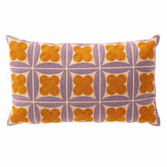 Clover &ndash; Sierkussen 30x50 cm &ndash; Geometrisch &amp; Klavertjevier 