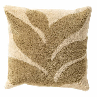 Juna &ndash; Sierkussen 45x45 cm &ndash; Bladmotief &amp; Duurzaam 