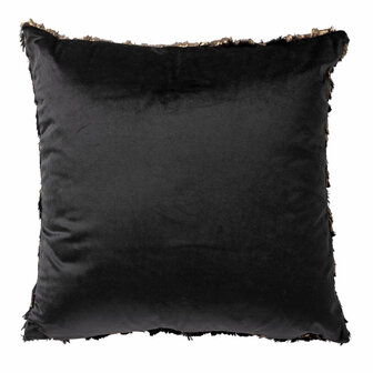 Silvijn &ndash; Sierkussen 45x45 cm &ndash; Raven &ndash; Zwart 