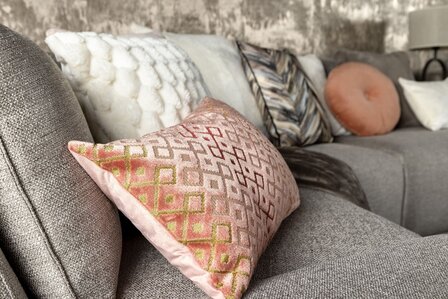 Vita &ndash; Sierkussen 30x50 cm &ndash; Rose Tan 