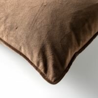 FINN &ndash; Sierkussen 60x60 cm &ndash; Velvet &ndash; Chocolate Martini - donkerbruin💛✨