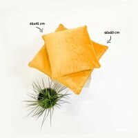 FINN &ndash; Sierkussen 60x60 cm &ndash; Velvet &ndash; Golden Glow - geel💛✨