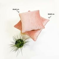 FINN &ndash; sierkussen 60x60 cm &ndash; Velvet &ndash; Muted Clay 🌸✨