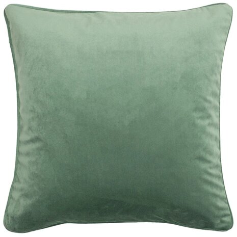 Avenue Velvet Jacquard Kussen Mint achterkant