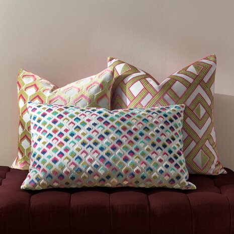 Ledbury Kussen Lime Roze