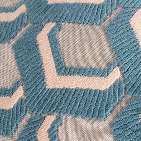 Ledbury Kussen Smoke Rose detail