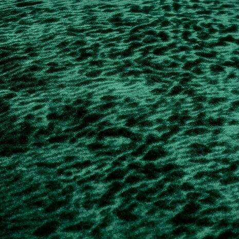 Ripple pluche fluwelen kussen Emerald detail