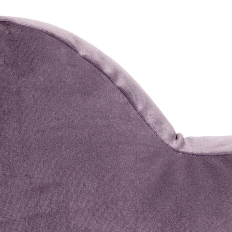 Flower Velvet Omkeerbaar Kussen Lila detail