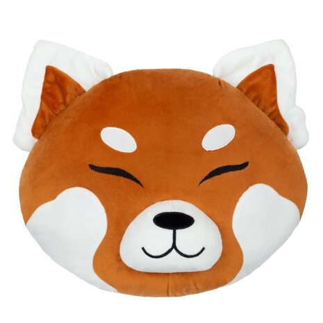 Red Panda Novelty Kussen voor kinderen, oranje voorkant