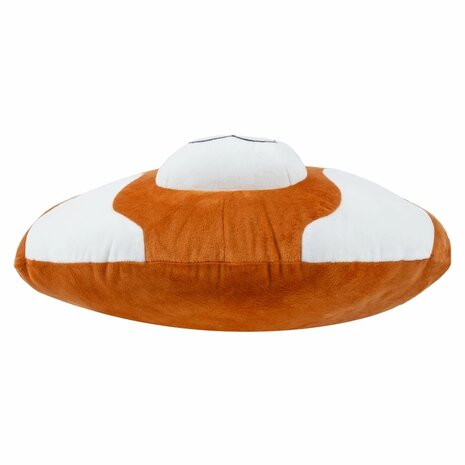 Red Panda Novelty Kussen voor kinderen, oranje zijkant