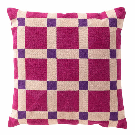 Blocks – 45x45 cm – Geometrisch & stijlvol in lavendel 