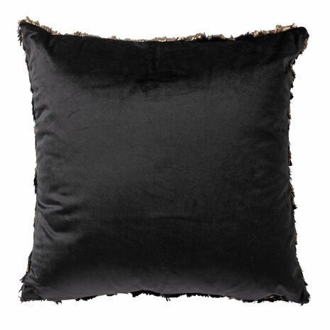 Silvijn – Sierkussen 45x45 cm – Raven – Zwart 