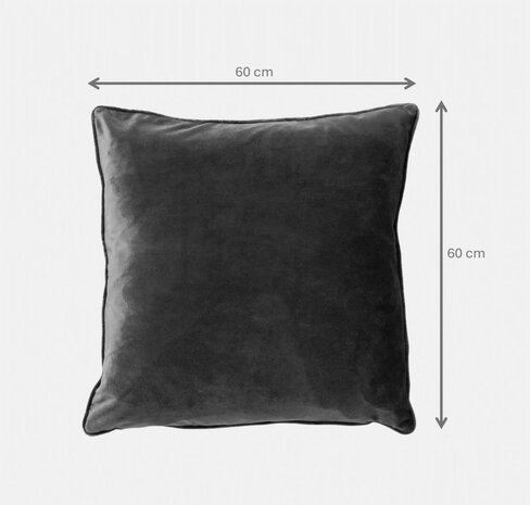 FINN – Sierkussen 60x60 cm – Velvet – Potters Clay 🧡✨