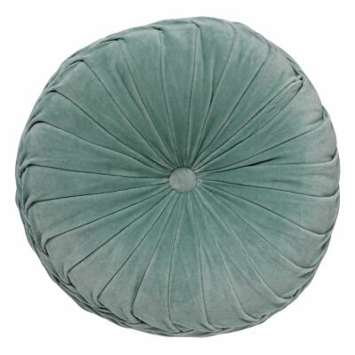 KAJA – Rond sierkussen Ø40 cm – Jadeite – Fris velvet accent 💚✨