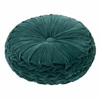 KAJA – Rond sierkussen Ø40 cm – Sagebrush Green – Groen velvet 🌿✨