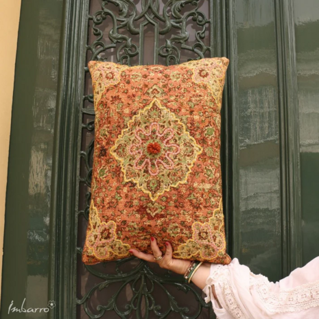 Kussen Julie – Retro Bloemenpracht – 40x60 cm