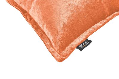 Velvet kussenhoes - koraal 40x60