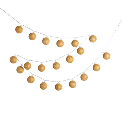 Sparkling buitenlichtslinger - Goud