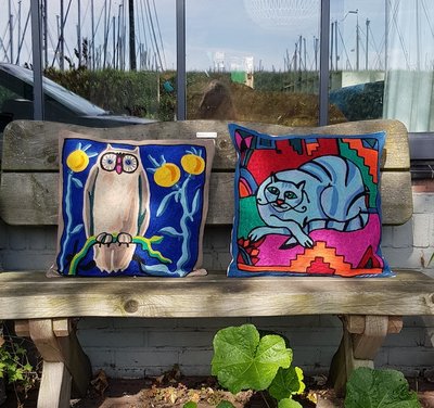 Kussen Poes 45x45