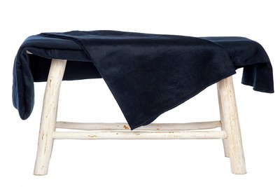 Alpaca plaid - blauw 165x230