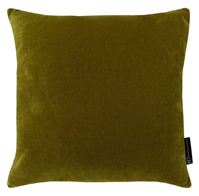 Flessengroen velvet kussen 40x40