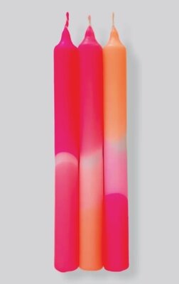 Dip Dye Neon - Flamingo Dreams kaarsen