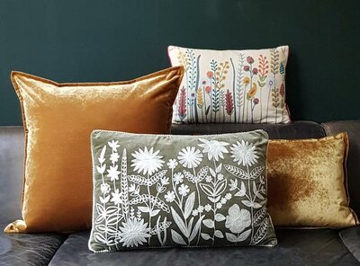 Velvet - goud 40x60