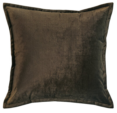 Velvet - chocolade bruin 45x45