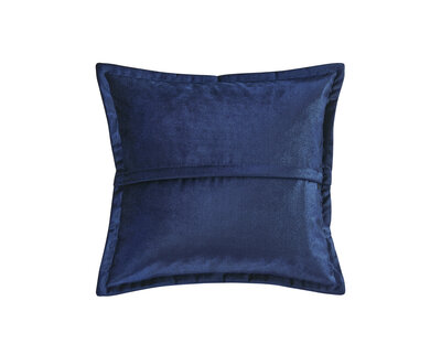 Velvet - donkerblauw 45x45
