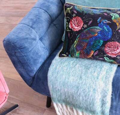 Pauw - zwart 40x60