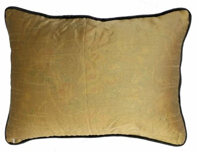 Gestreept velvet kussen 35x50