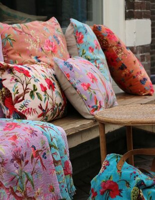 Paradise cotton 60x60 - Roze